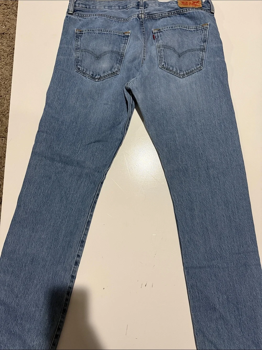 Levi's Men's Relaxed Jeans - Light Blue Denim